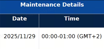 Notification of Server Upgrade