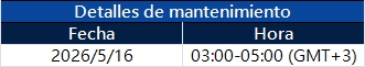 Notificación de actualización del servidor