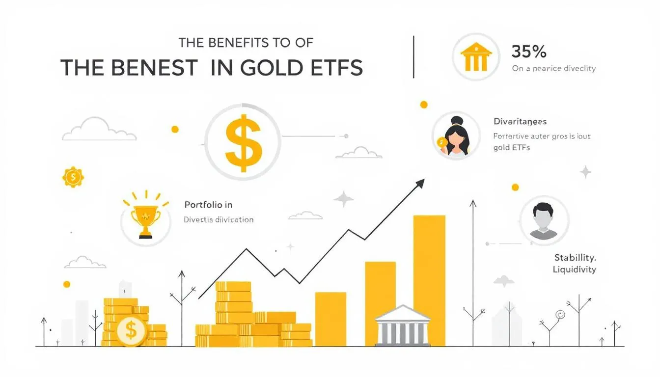 Benefits of investing in gold ETFs.