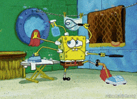 200w7844cfc6384d495ead72ba343d3144a0 VT Markets Cleaning Chores GIF by SpongeBob SquarePants