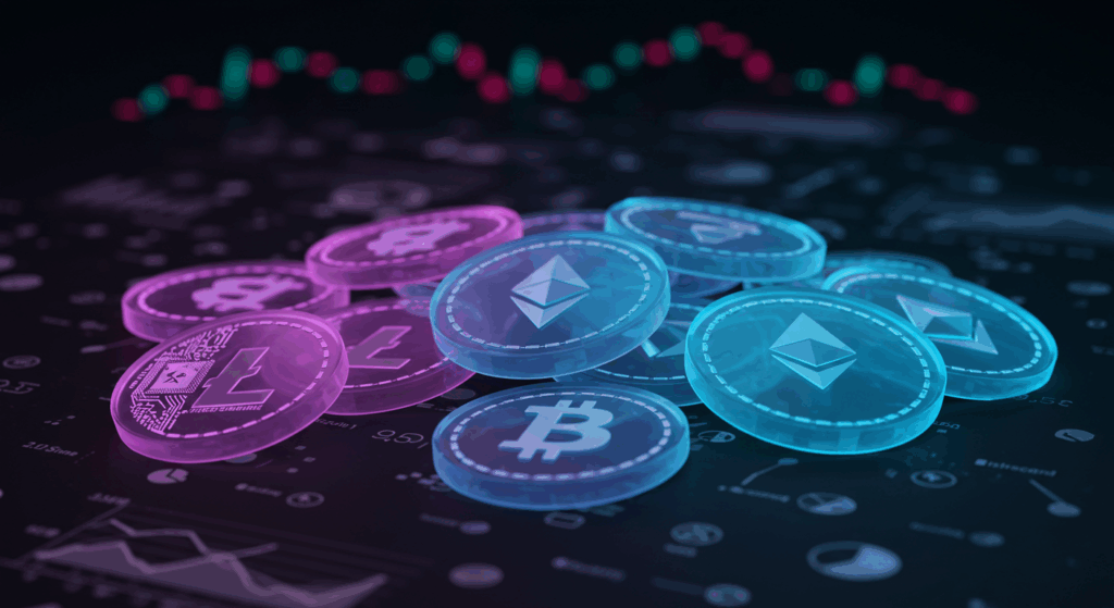 Crypto Altcoins VT Markets A collection of digital coints under the umbrella of cryptocurrency