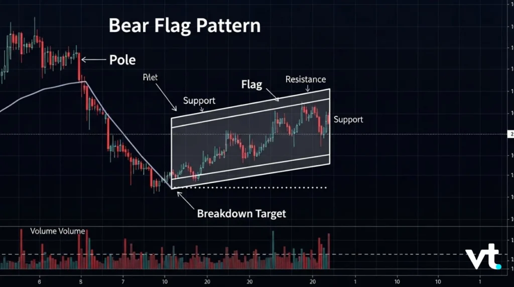 Bear Flag Pattern VT Markets