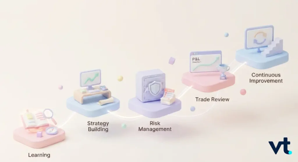 5 Stages to Become a CFD Trader Skills Mistakes  Growth